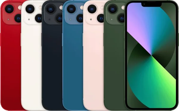 iPhone 13 representative model range