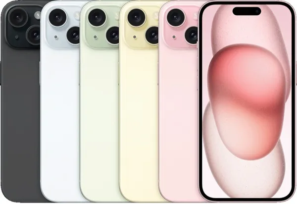 iPhone 15 representative model range